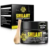 Shilajit Original Pure Himalaya Bio - Pure Shilajit Original, Natural Shilajit Resin, Hochkonzentriertes Shilajit Harz, mit Über 85 Spurenelementen und Fulvosäure, für Männer und Frauen (1 Stück)