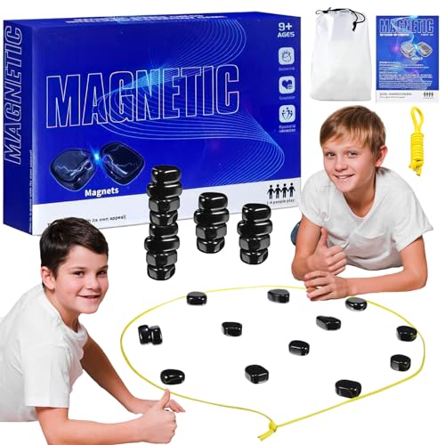 chimoo Magnetisches Schachspiel, 20 Stück Magnetspiel Puzzle Magnetic Schachspiel Tragbares Schach Magnetisch Magnetisches Spiel für Partyzubehör