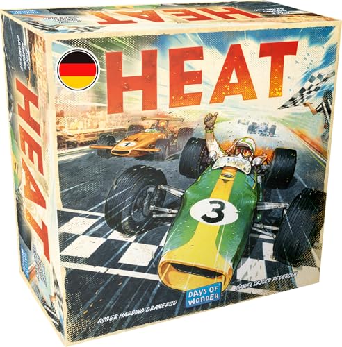 Days of Wonder, Heat, Grundspiel, Kennerspiel, Rennspiel, 1-6 Spieler, Ab 10+ Jahren, 60 Minuten, Deutsch