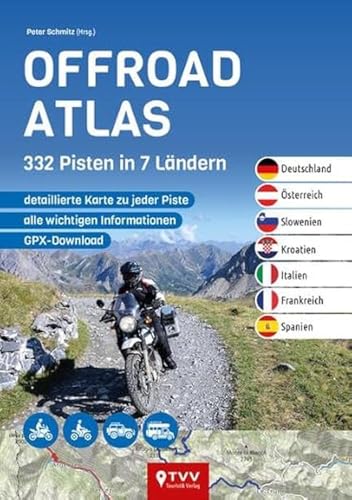 Offroad Atlas: 332 Pisten in 7 Ländern