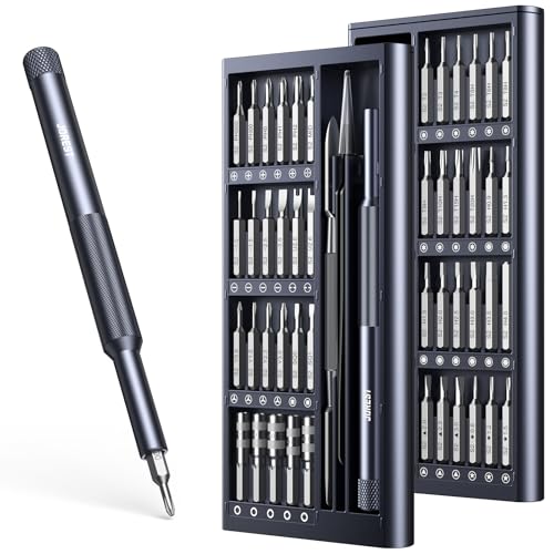 JOREST 50 in 1 Feinmechaniker Schraubendreher Set, Pocket Tragbares Mini Werkzeug mit Torx, Reparatur Kit für Macbook, Laptop, PS4, PS5, iphone, Brille, Uhren, Switch, Xbox, Gamecube Controller, Toy