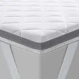 BedStory Topper 180x200cm H5/H6 aus 7,5cm Höhe stüzender Kaltschaumkern, atmungsaktive 3D-Netz Bezug, Bequeme Matratzentopper für Boxspringbett und unbequemem Betten Schlafsofa