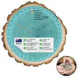 CLPA Klar gedrucktes 10-Zoll-Kreis-Mittelfinder-Werkzeug, Winkelmesser, Kreismaschiner-Werkzeug und Kompass für Holzbearbeitung und Holzdrehen.Finden Sie die Mitte von Holz oder Dübel mit unserem
