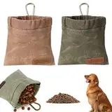 Hunde Leckerlitasche,2 Stück 12cm*12cm Leckerlitasche Für Hunde,Futterbeutel,Leckerlibeutel Für Hunde,Leckerlitasche,Futterbeutel Hund Leckerli-Taschen Für Welpen Zum Hundetraining
