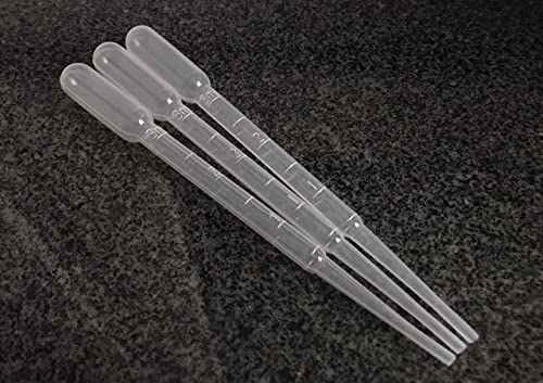 AE-GLAS 3ml Transferpipetten Pipette Dropper Messpipette Pipetten Einwegpipetten (10 Stück)