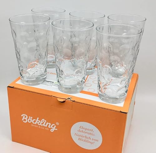 6 x Premium Dubbeglas 0,5 Liter + 6 x "Pfälzer Sprüche" Woideckel - Weinschorle Gläser, Schoppenglas, Pfalz Schorle Gläser, Pfälzer Dubbegläser