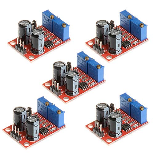 DollaTek 5Pcs NE555 Pulsfrequenz Duty Cycle Einstellbare Module Rechtecksignalgenerator