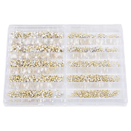 Kristall -Strasssteine, 10 Gitterschachtel Verpackte -Bastelzubehör für Dekorationen, Verzierungen auf Kleidung, Uhren, Schmuck und Handwerk, Reparaturwerkzeug -Reparaturen