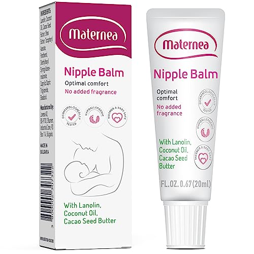 Maternea Brustwarzenbalsam - Bietet Komfort während des Stillens (20ml)