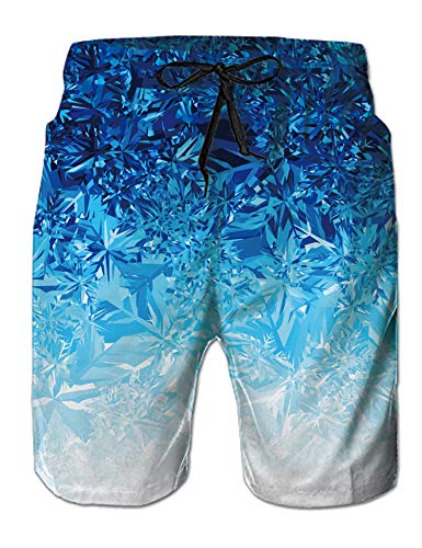 Fanient Herren Badehose 3D Printed Funny Grafik Badeshorts Schnelltrocknend Strandkleidung Sports Running Baden Strand Surf Board Shorts