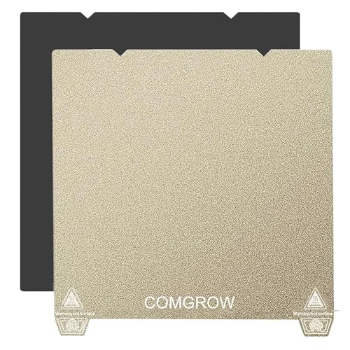Ender 3 V3 SE PEI Federstahl 235x235mm,Textur PEI Platte Magnetisches Flexibles Heizbett, 235 mm para Creality K1/Ender 3 V3 KE/Ender 3/Ender 3 V2/Ender 3 V2 Neo/Ender 3 Neo/CR-10 SE
