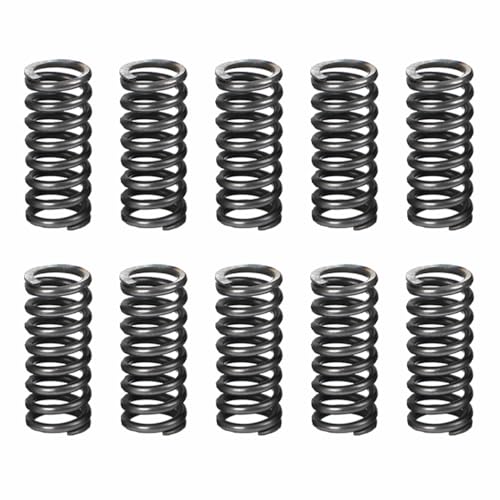 10 Stück 65Mn Federstahl Druckfeder 0.6x7x15mm(0.6mm Drahtdurchmesser x 7mm Außendurchmesser x 15mm Länge)