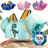 KIDVERSE Schwimmweste Kinder 2-6 Jahre - Geprüfte Qualität - Schwimmweste mit Schwimmflügel für Kinder - Schwimmhilfe für Jungen & Mädchen bis 30kg - Auftriebsweste Kinder - Schwimmtraining