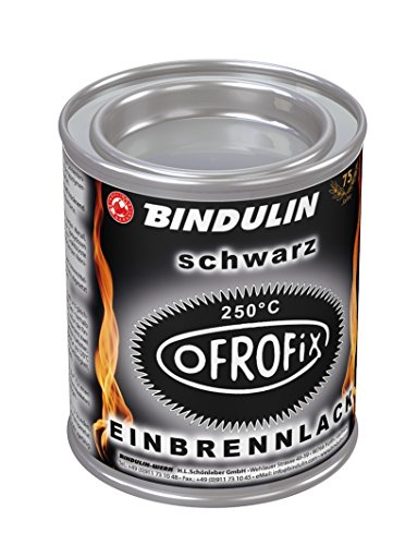 Ofrofix-Einbrennlack schwarz 125 ml Dose