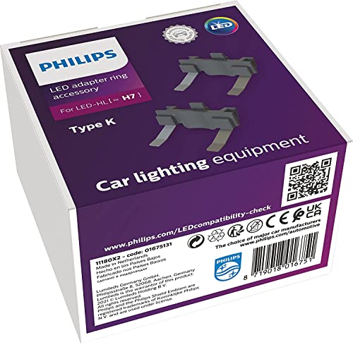 Philips Adapter-Ring H7-LED Typ K, Lampenhalterung für Philips Ultinon Pro6000 H7-LED