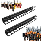 Zangenhalter Wandhalterung,2 Stück Werkzeug Wandhalter,Zangenschlüssel Organizer,Schraubendreher und Zangen Halter,Zangen Wandregal,Schraubendreher Organizer,Hammerständer,für Garage
