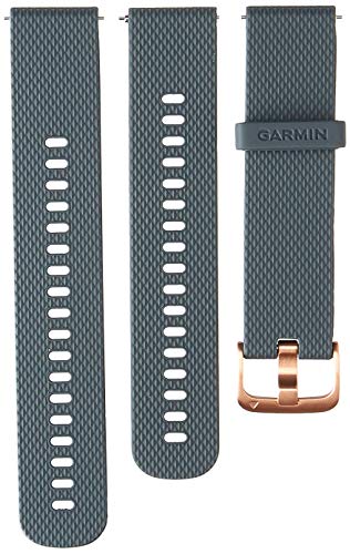 Garmin Schnellwechsel-Armband 20mm, passend für Venu, Venu 2Plus, Venu SQ/ SQ2, vivoactive 3/ 5, vivomove- Serie, Forerunner 55/ 245/ 645, Approach S40/ S42/ S12, D2 Air