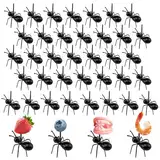 36 Stück Ant Obst Gabel Set, Kreative Obst Dessert Gabel, Kinder ameisen zahnstocher, Wiederverwendbare Food Fork Frucht Gabel, für Snack Cake Dessert mit Aufbewahrungsbox Küche Baby Shower Hochzeit