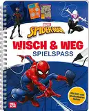 Marvel: Spider-Man Wisch & Weg - Spielspaß: Mit abwischbaren Seiten und Stift | Labyrinth-Rätsel, Suchbilder und Malaufgaben für Kinder ab 4 Jahren