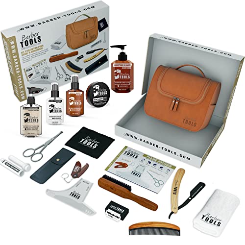 ✮ BARBER TOOLS ✮ Kit/Bartpflege set/Bart-set/Bart und Rasur | Kosmetik Made in French