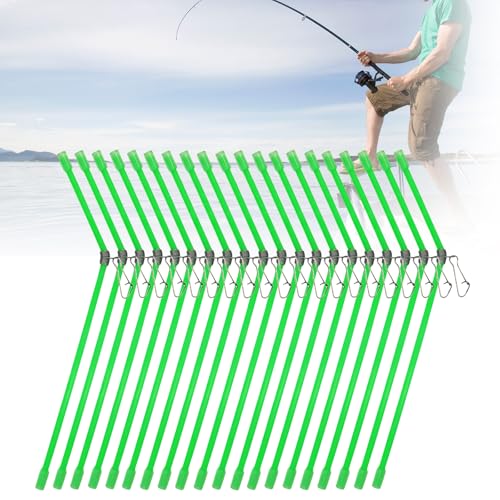 Fishing Anti Tangle Boom Set 20 Stück 20cm Angeln Zubehörröhrchen Anti Tangle Stück Anti Boom Mit Wirbel Angeln Zubehörröhrchen Fishing Anti-Tangle Boom Sleeves Set Durchlauf Professionelle Angelzub