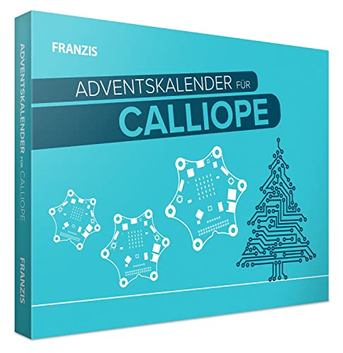 FRANZIS 55121 - Calliope Adventskalender, in 24 Tagen zum eigenen Weihnachtsschlitten, inkl. 36-seitigem Begleitbuch, ohne Löten