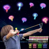 MOYKSRR 15 Stück LED Leuchtspielzeug Partyartikel, Fliegendes Spielzeug Party Set, LED Licht Erstaunliches Hubschrauber - Mitbringsel Kindergeburtstag, Schleuderspielzeug, Goodie Bag Stuffers