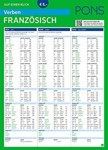 PONS Verben auf einen Blick Französisch (PONS Auf einen Blick)