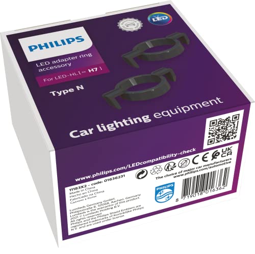 Philips Adapter-Ring H7-LED Typ N, Lampenhalterung für Philips Ultinon Pro6000 H7-LED