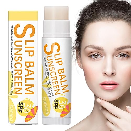 Lippenbalsam mit Sonnenschutz, Bum Sun SPF30 Lippensonnenschutz, Lippen-Sonnenschutz mit Sonnenschutz, Sonnenschutz in Reisegröße für die Lippen, der schützt, beruh und Feuchtigkeit spendet Zorq