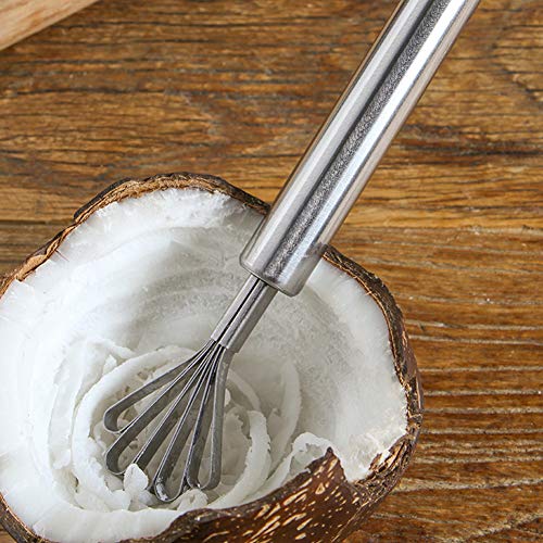 Kokosnuss-Fleischschaber, Fischschaber, Kokosnuss-Fleischhobel, Langlebig, Stark, 7,68 X 1,38 X 0,39 Zoll, für Zuhause, Restaurant, Rostschutz