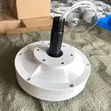 KX-ENERGIE 1000W 12V 24V 48V 3Phasen Permanentmagnet Generator, Außenrotor Windturbinengenerator kernloser 350 U/min Getriebelose Maglev PMG für DIY Vertikale Windkraftanlage
