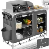 tectake 800585 Outdoor Camping Küche - Diverse Modelle wähblar - (Typ 2 | Nr. 402920)