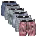 Lower East Herren Le215 Boxershorts, Classic Karriert, XL EU