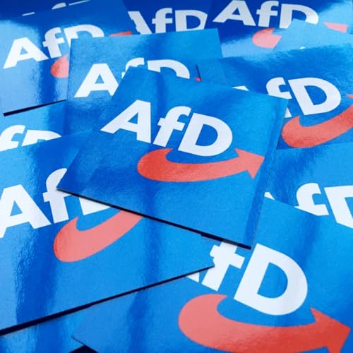 AFD Logo Aufkleber, 50 Stück 7,4 cm Alternative für Deutschland Heimat Freiheit