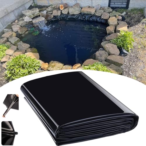 PVC Teichfolie 1x1m für Koiteich Wasserfälle Bay Gummi Teichfolie für Teichfolie Installation und Schutz