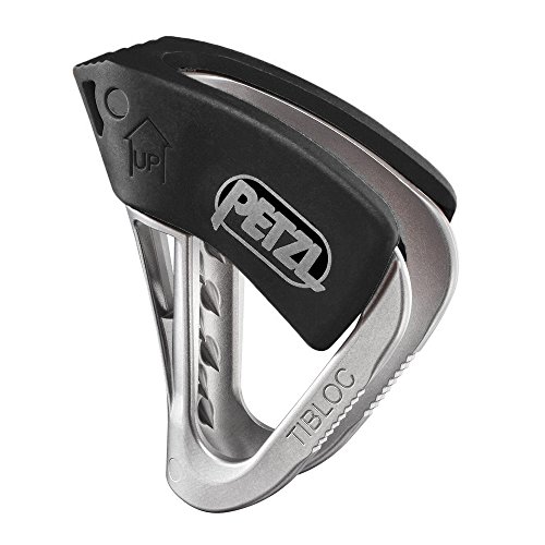 PETZL Tibloc Aufstieg Klettern, Black, Uni