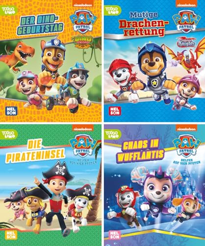 Nelson Mini-Bücher: 4er PAW Patrol 25-28: PAWtastische neue Einsätze im Mitnahmeformat (ab 3 Jahren)