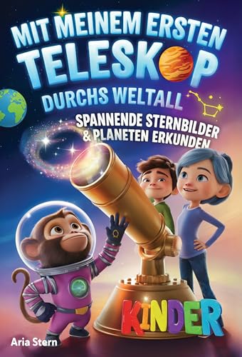 Mit meinem ersten Teleskop durchs Weltall: Spannende Sternbilder & Planeten am Sternenhimmel erkunden - Astronomie für Kinder