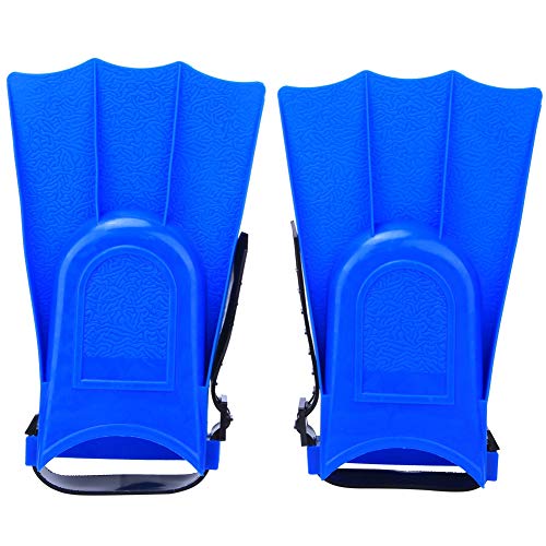 Auto Schwimmflossen für Kinder, 1 Paar Schwimmflossen, leicht, PVC, Schnorcheln, Shorts (blau 25-30 Yard) kurze Schwimmflossen Schwimmflossen Trainingsflossen Schwimmflossen