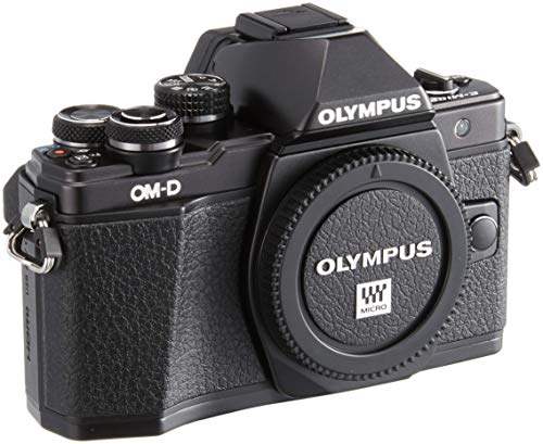 Olympus OM-D E-M10 Mark II Micro Four Thirds Systemkamera, 16 Megapixel, 5-Achsen Bildstabilisator, elektronischer Sucher, schwarz