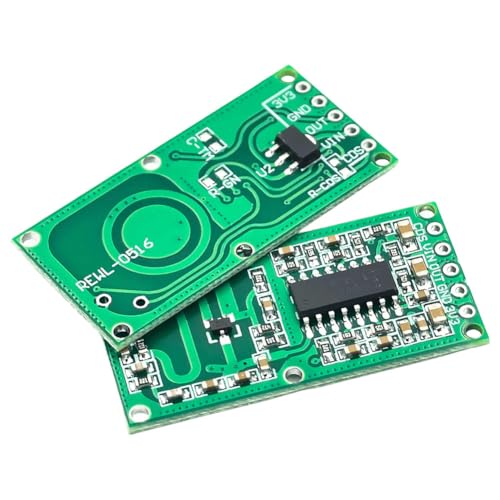 CRGANGZY RCWL-0516 Micro Wave Sensor Human Motion Detection Switch Module 5-8M Distance Electronic Components Output 3.3V