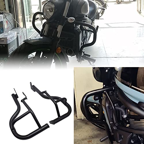 Midimttop kompatibel mit KA-WA-SA-KI VN650 Vulcan S 650 EN650 VN 650 2015 2016 2017 2018 2019 2020 2021 Motorrad Motor Stoßstange Wache Crash Bars Schutz Stahl