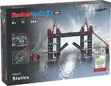 fischertechnik 564071 PROFI Statics-der Architektur Baukasten für Statik Grundlagen, Schwarz, 32 x 8 x 23 cm