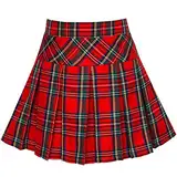 Mädchen Rock Zurück Schule Uniform rot Tartan Rock Gr. 152-158