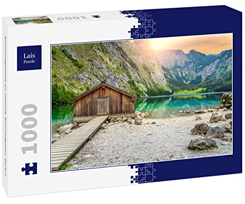 Lais Puzzle Bootsanlegestelle am Obersee, Berchtesgaden, Bayern 1000 Teile