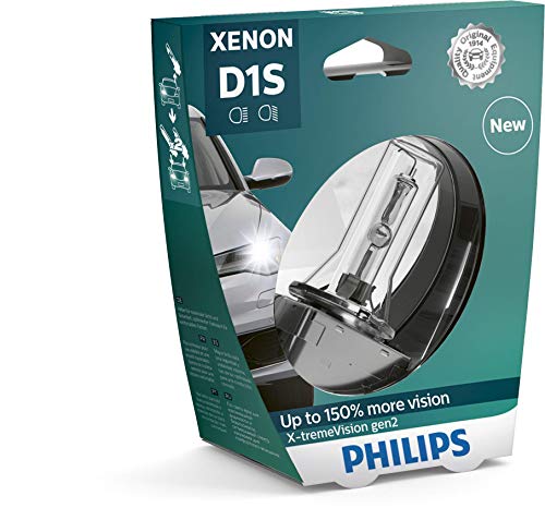 Philips 85415XV2S1 Xenon-Scheinwerferlampe X-tremeVision D1S Gen2, Einzelblister