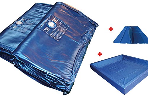 my-waterbed Wasserbettmatratzen Wassbett Matratze Wasserkern für Dual System (110% = 0sek., 200 x 220 cm)