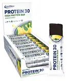 IronMaxx Protein 30 Eiweißriegel - Banane 24 x 35g | palmölfreier Proteinriegel mit Vitaminen | für zuckerreduzierte und Low-Carb-Ernährung geeignet