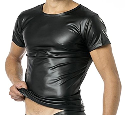 Verano Latex Herren Shirt 1/2 Arm- Vinyl -Shirt VA-C32-000 (5XL)